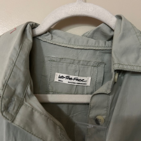 NWOT free people happy hour popplin - Picture 4 of 5